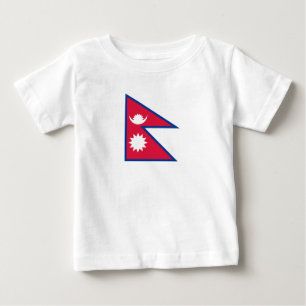 Nepal Flag Baby T-Shirt