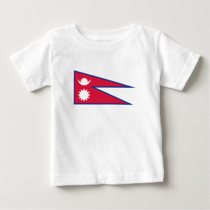 Nepal Flag Baby T-Shirt