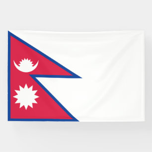 Nepal Flag Banner