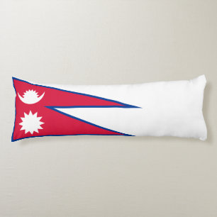 Nepal Flag Body Cushion