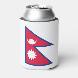 Nepal Flag Can Cooler