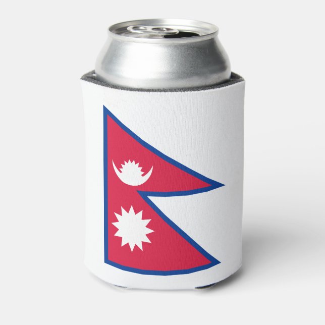 Nepal Flag Can Cooler (Can Back)