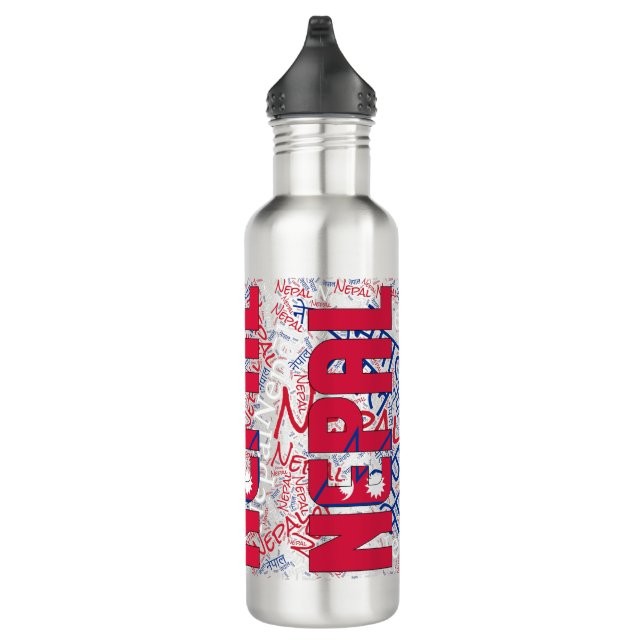 Nepal Flag Gorgeous Patriotic 710 Ml Water Bottle (Right)