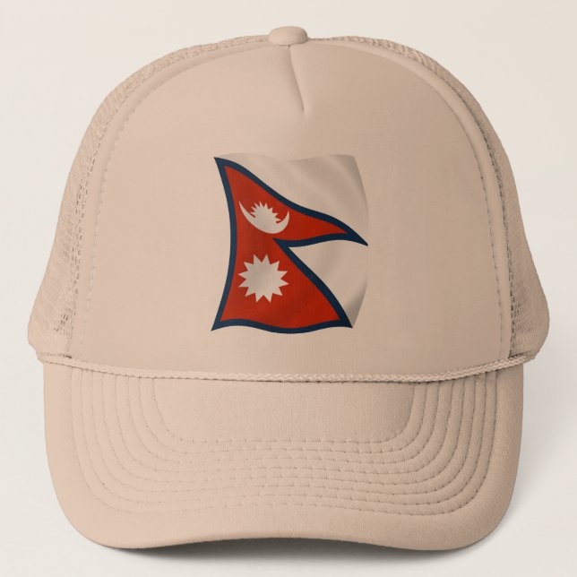 Nepal Flag Hat (Front)