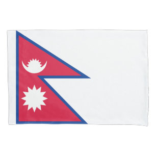 Nepal Flag Pillowcase
