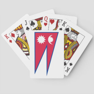 Nepal Flag Playing Cards
