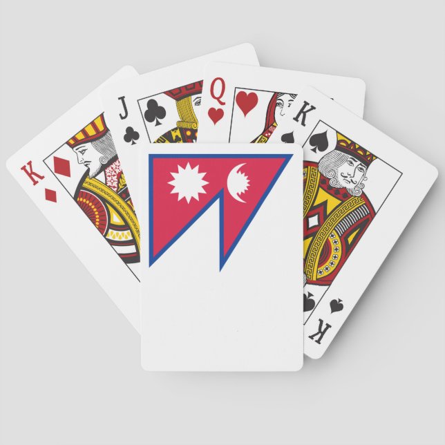 Nepal Flag Playing Cards (Back)