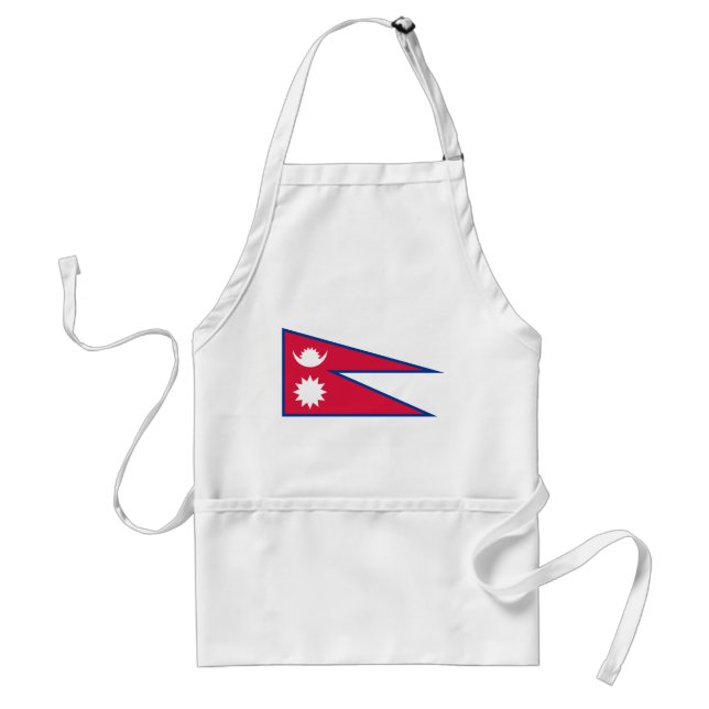 Nepal Flag Standard Apron (Front)