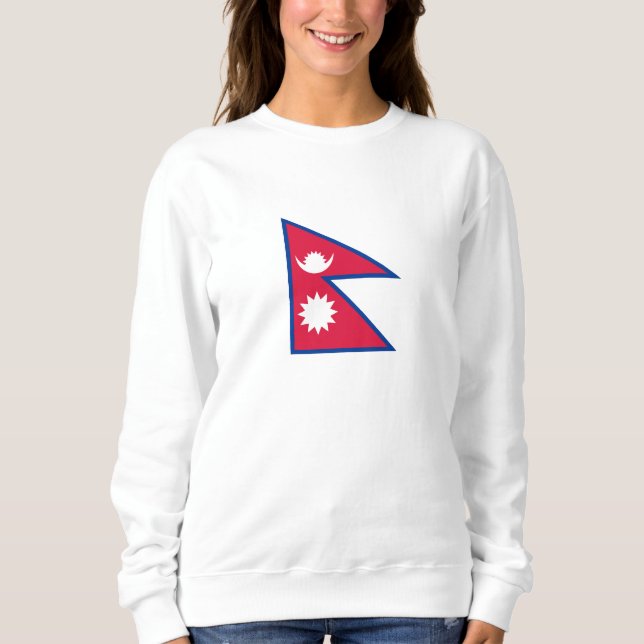 Nepal Flag Sweatshirt (Front)
