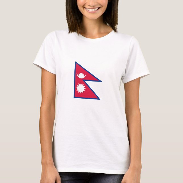 Nepal Flag T-Shirt (Front)