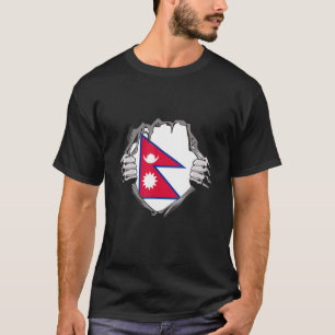 Nepal flag T-Shirt