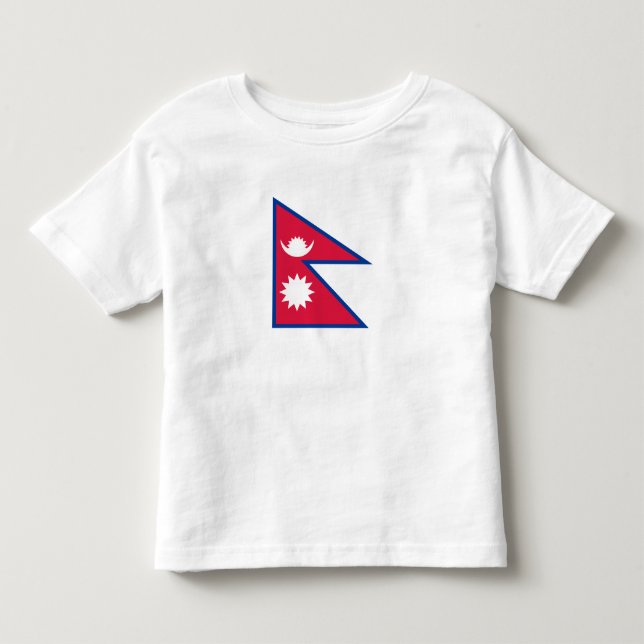 Nepal Flag Toddler T-Shirt (Front)