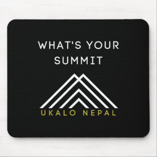 Nepal Hiking Climbing Apparel Mouse Mat