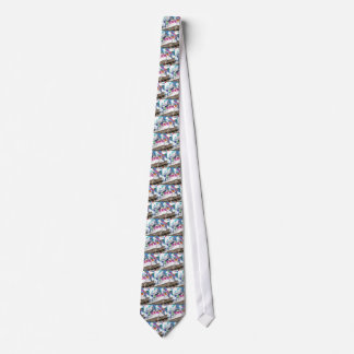 Nepal Himalayan Prayer Flags Travel poster Tie