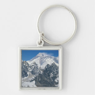 Nepal, Himalayas, view of Mt Everest from Gokyo Key Ring