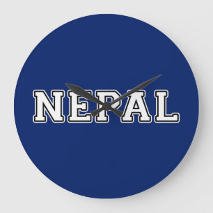 Nepal Large Clock