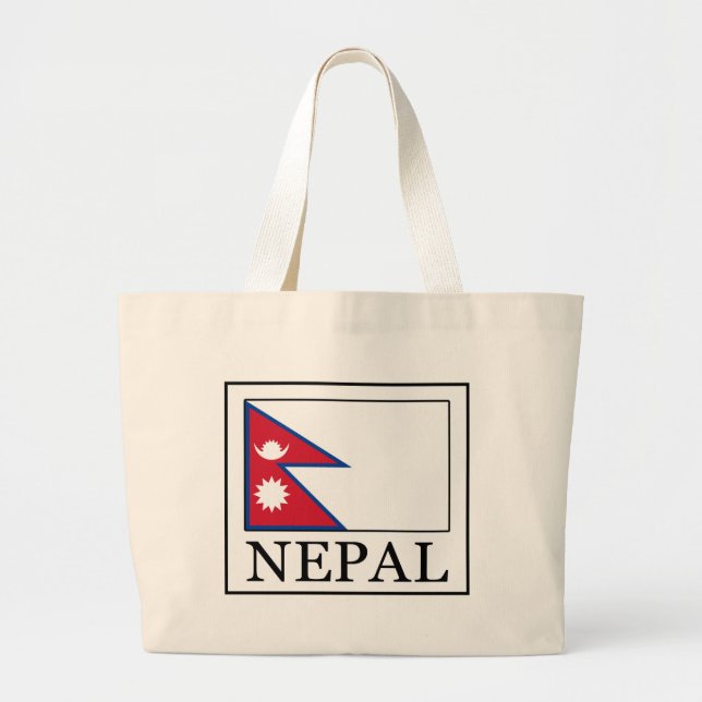 Nepal Large Tote Bag (Front)