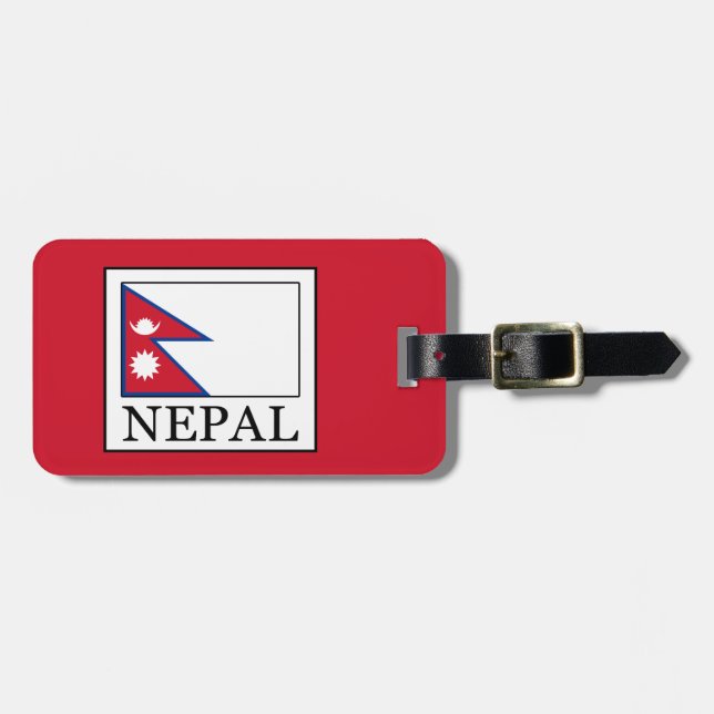 Nepal Luggage Tag (Front Horizontal)