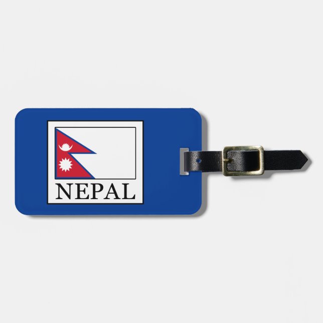 Nepal Luggage Tag (Front Horizontal)