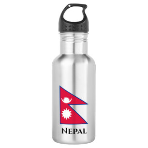 Nepal (Nepalese) Flag 532 Ml Water Bottle