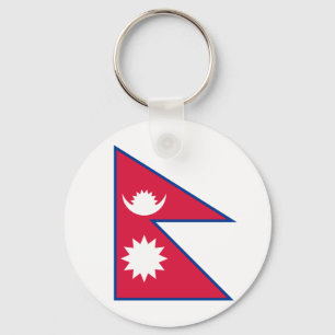 Nepal (Nepalese) Flag Key Ring