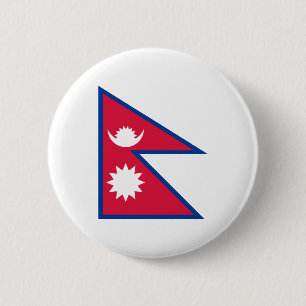 Nepal – Nepali Flag 6 Cm Round Badge