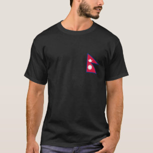 Nepal Pride Nepalese Flag Nepali Roots Heritage T-Shirt