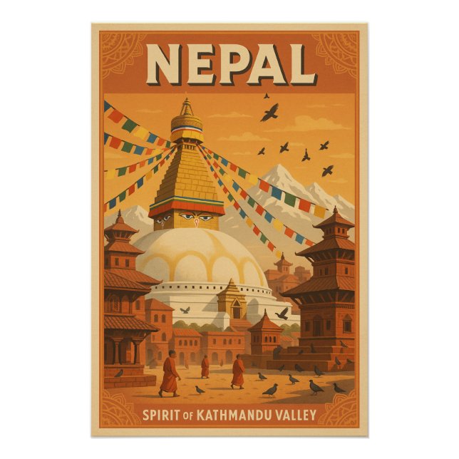 Nepal – Spirit of Kathmandu Valley Poster (Front)