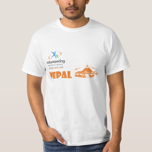 Nepal T-shirt - Volunteer Solutions (Front)
