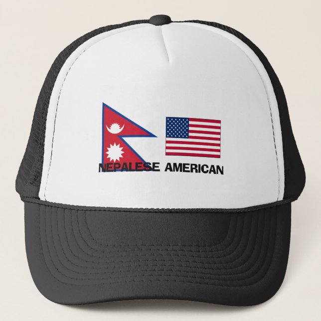 Nepalese American Trucker Hat (Front)