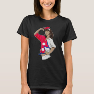 Nepalese Girl Unbreakable I Nepalese Heritage I Ne T-Shirt