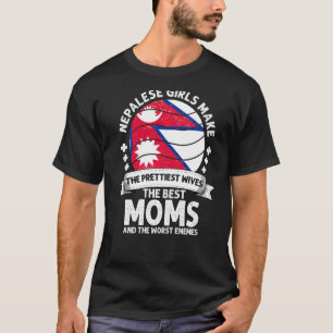 Nepalese Mum Mothers Day Mama Nepalese American T-Shirt
