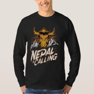 Nepalese Yak Mountain Lover Nepal Kathmandu T-Shirt