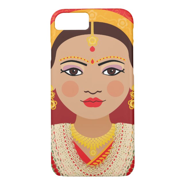 Nepali Bride Matryoshka Case (Back)