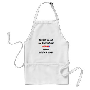 nepali mom, awesome standard apron