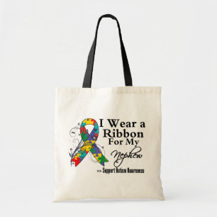 Nephew - Autism Ribbon Tote Bag