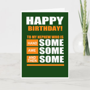 Nephew birthday card