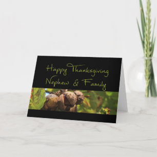 Nephew & family  Thanksgiving Card