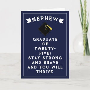 Nephew Graduation 2025 Card