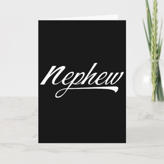 ***NEPHEW*** HAPPY BIRTHDAY TO "YOU"!!!! CARD (Front)