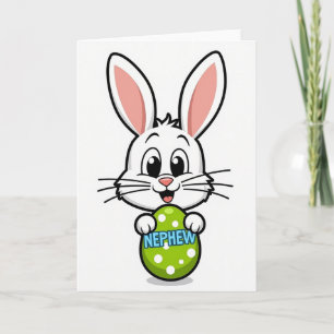 Nephew Happy Bunny Egg Card