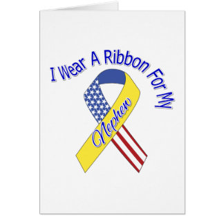 Nephew - I Wear A Ribbon Military Patriotic