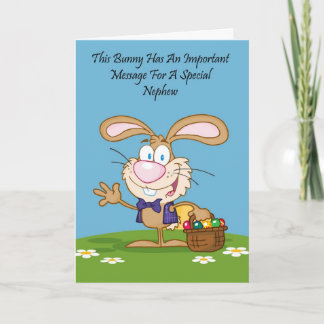 Nephew Jelly Bean Humour Easter Card