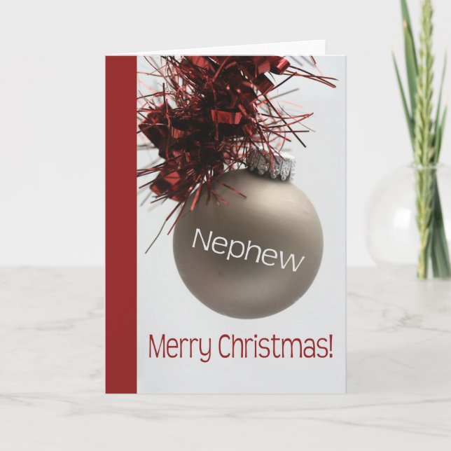 Nephew Merry Christmas card (Front)