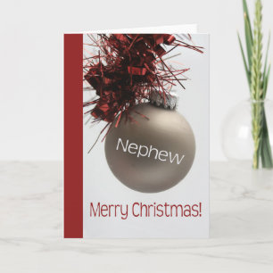 Nephew Merry Christmas card