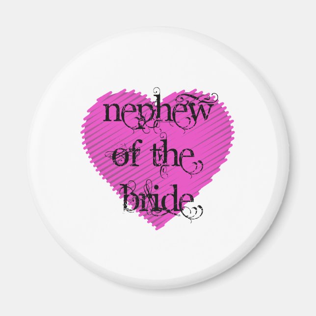 Nephew of the Bride Magnet (Front)