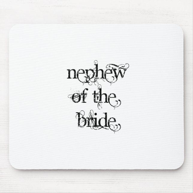 Nephew of the Bride Mouse Mat (Front)