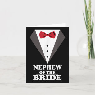 Nephew Of The Bride Wedding Bachelor Bachelorette  Card