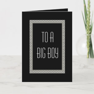NEPHEW Pageboy Invitation Checkerboard Design