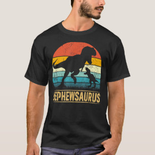 Nephew Saurus T Rex Dinosaur Nephewsaurus Matching T-Shirt